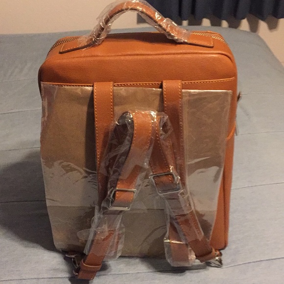 Spectacular Barneys New York leather backpack